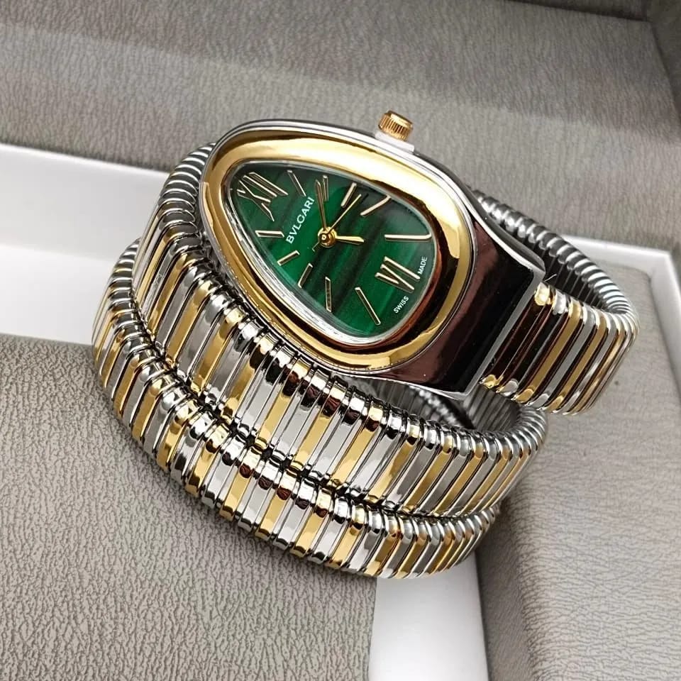 BVLGARI TWO' TONE GREEN WS
