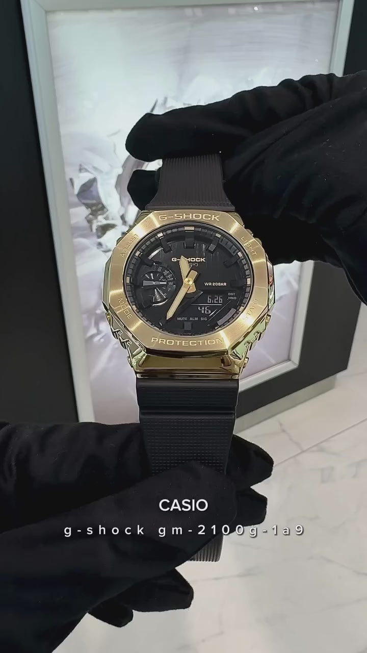 G-SHOCK GM 2100 (METAL) BLACK GOLD