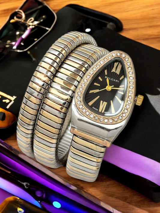 BVLGARI TWO' TONE BLACK