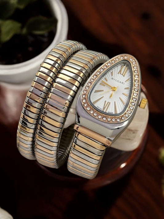 BVLGARI TWO' TONE WHITE