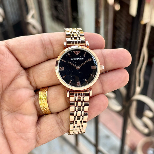 EMPORIO ARMANI WOMEN'S BLACK