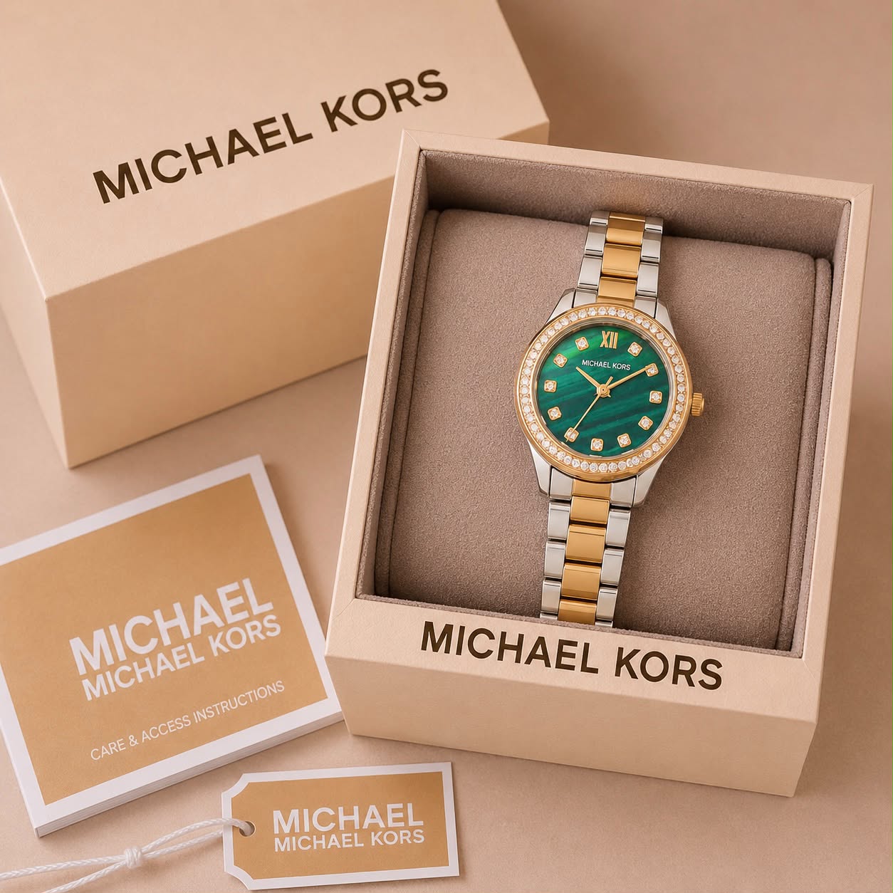 Michael kors two' tone stone